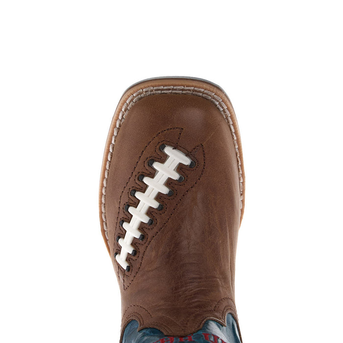 Tin Haul Kid's Footballer Friday Night Lights Sole Square Toe Boot