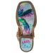 Tin Haul Footwear Little Kids Feathers Top and Hummingbird Sole 8 In Top Boot