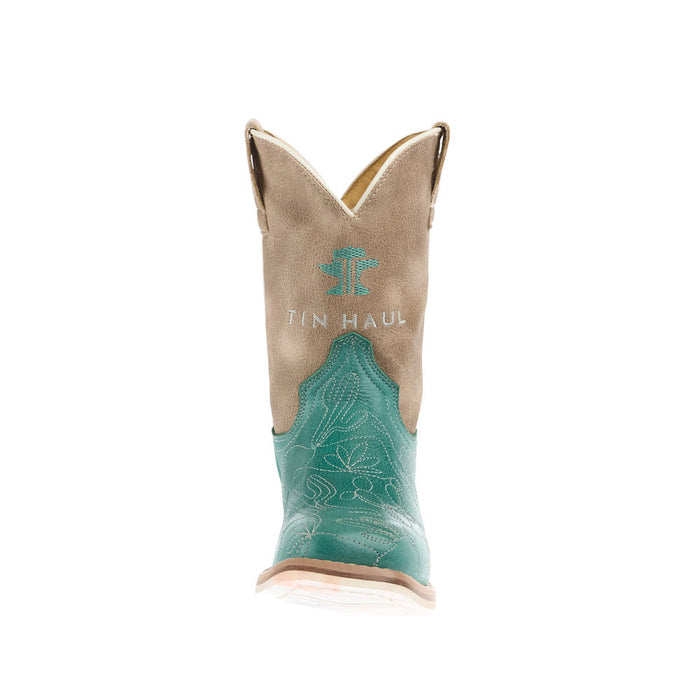 Tin Haul Kid's Prickly Pear Sole Square Toe Boot