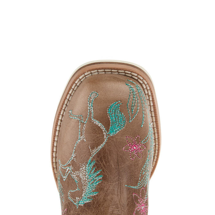 Tin Haul Kid's Don’t Horse Around Sole Square Toe Boot
