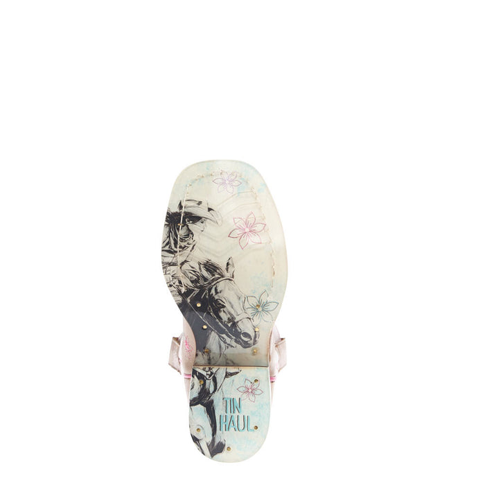 Tin Haul Kid's Don’t Horse Around Sole Square Toe Boot