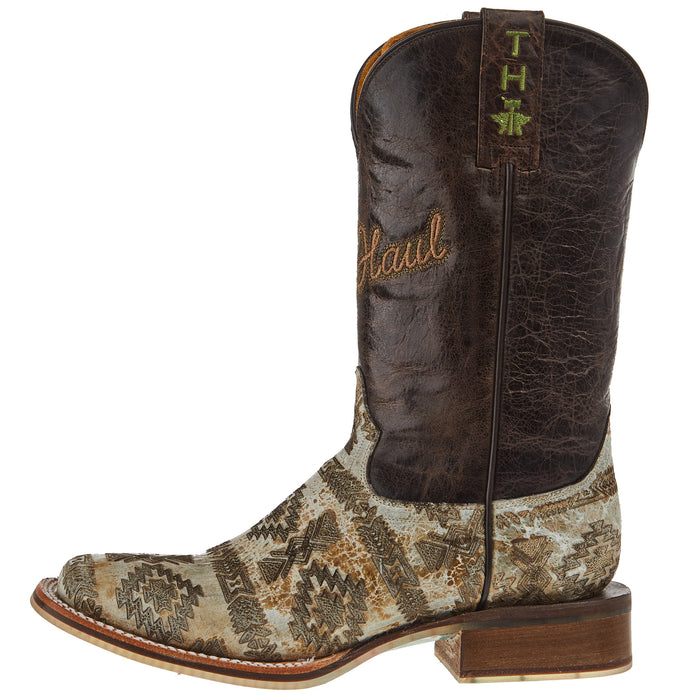 Tin Haul Womens Sign Of The Sun 13 In Top Desert Floral Sole Cowgirl Boot