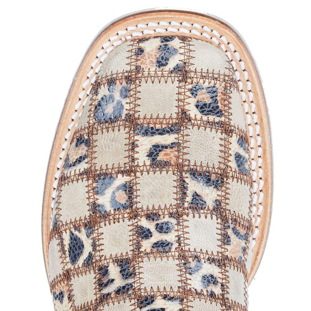 Tin Haul Women's Cheetah Chick 13 In Top Cheetah Sole Cowgirl Boot