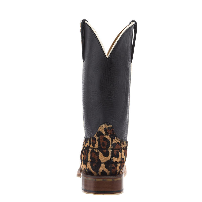 Tin Haul Women's Cheetah Vamp 11In Black Top Boot