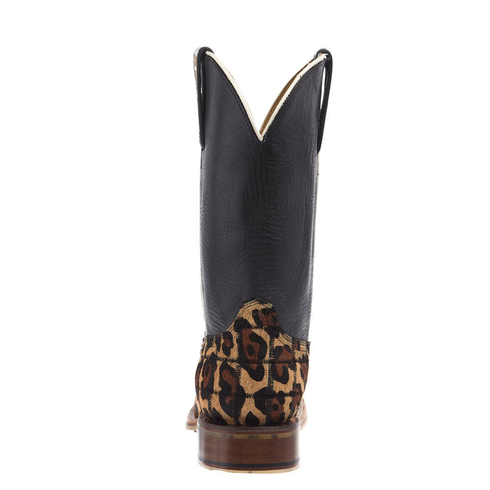 Tin Haul Women's Cheetah Vamp 11In Black Top Boot