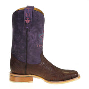 Tin Haul Footwear Womens Aloha Floral Pineapple Sole Boot
