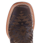 Tin Haul Footwear Women's Azteca/ Headdress Sole 11 In Pink Top Cowgirl Boots
