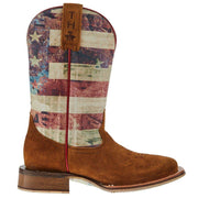Tin Haul Footwear Youth Little Patirot with Americana Sole Cowboy Boot