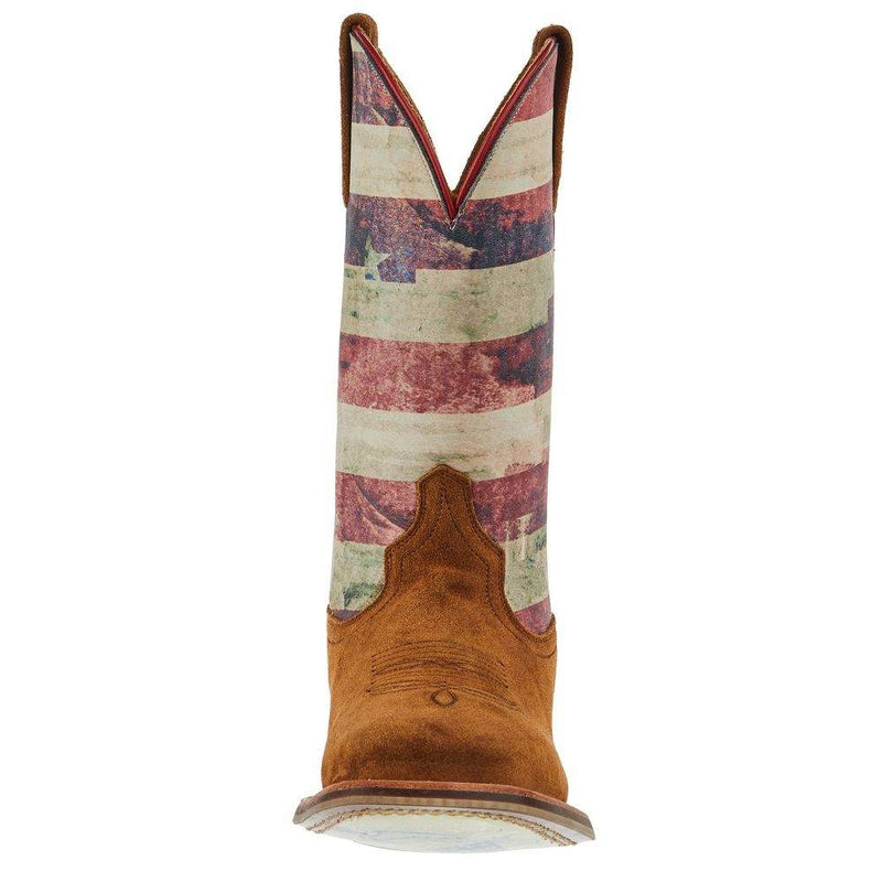 Tin Haul Footwear Youth Little Patirot with Americana Sole Cowboy Boot