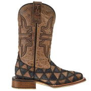 Tin Haul Footwear Youth Triangulum with Retro Sole Cowboy Boot