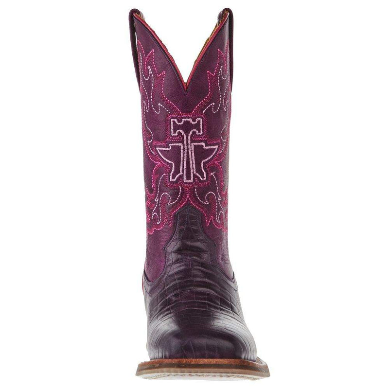 Tin Haul Footwear Youth Purple People Eater with Snappy Sole Cowgirl Boot