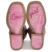 Tin Haul Footwear Youth Lotta Heart with Cowgirl Heart Sole Boot