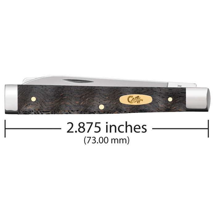 Case Knives Black Curly Oak Wood Baby Doc Knife