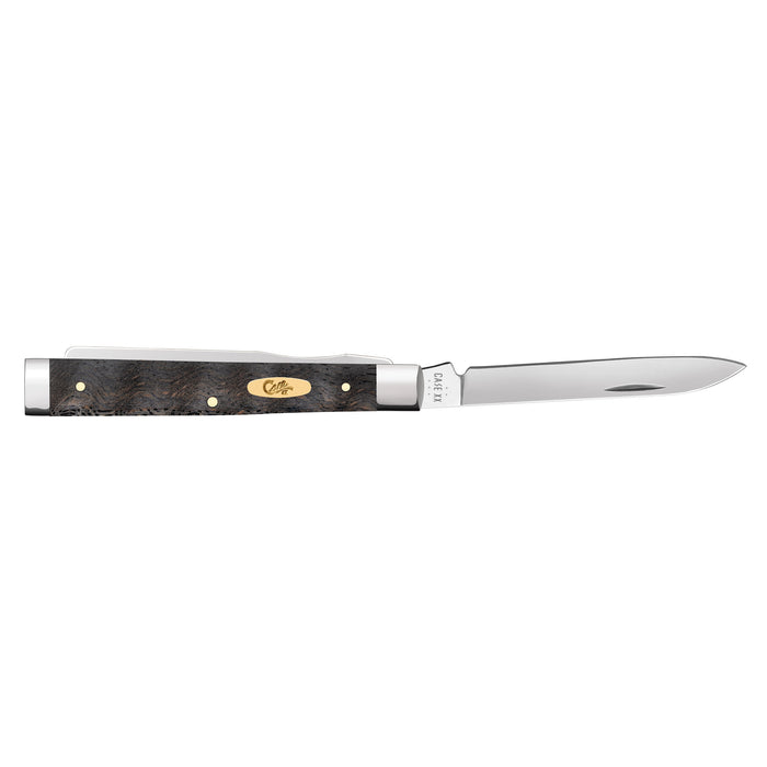 Case Knives Black Curly Oak Wood Baby Doc Knife