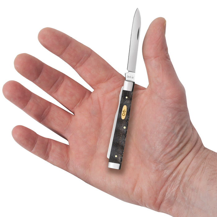 Case Knives Black Curly Oak Wood Baby Doc Knife