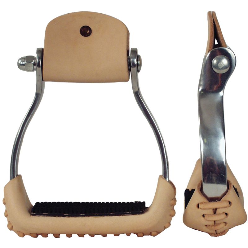 Polished Aluminum Barrel Racing Stirrup
