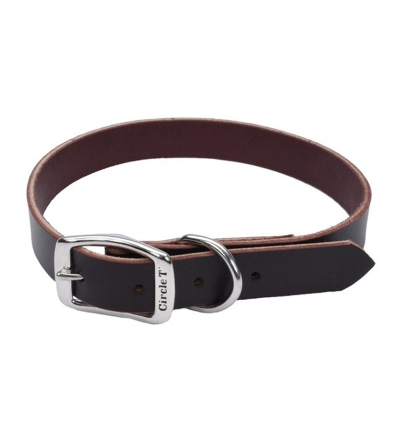 Latigo 3/4" Flat Dog Collar 18"