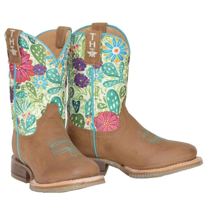 Tin Haul Footwear Kids Sparkle Cactus Razor Sharp Sole Boot