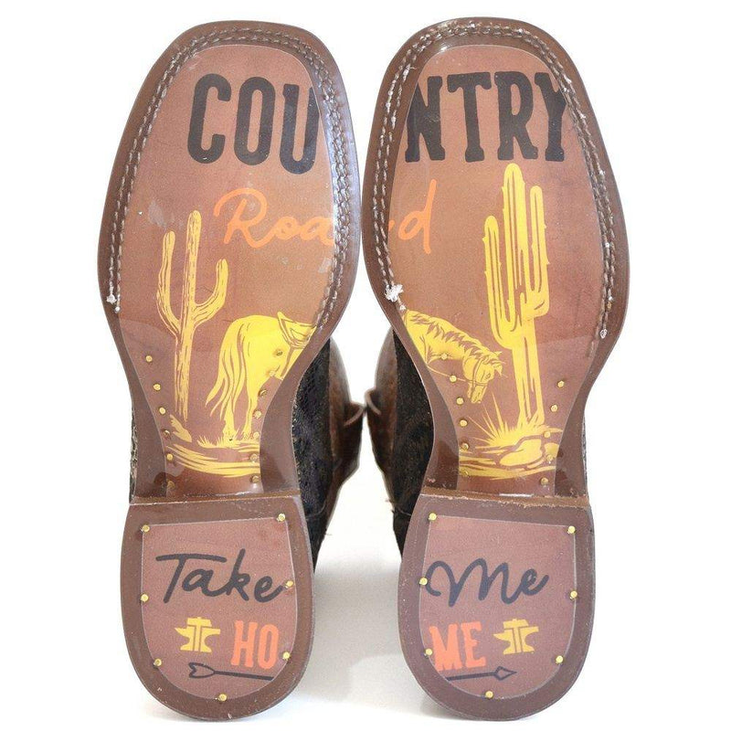 Tin Haul Footwear Women's Paisley Python 11In Top Cowgirl Boot