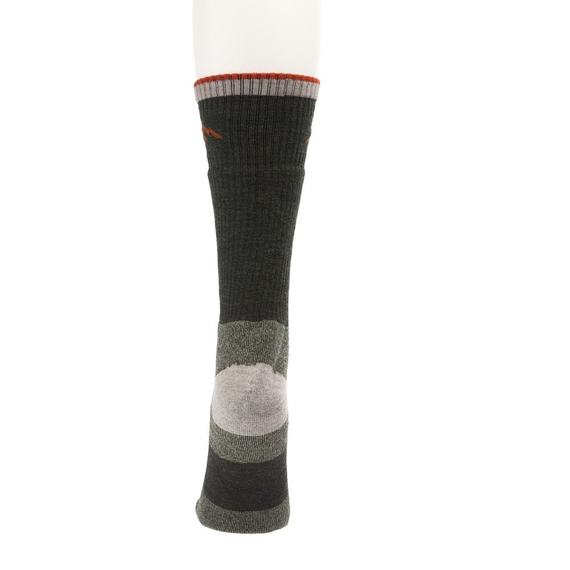 Darn Tough Men's Olive Hiker Boot Midweight Sock