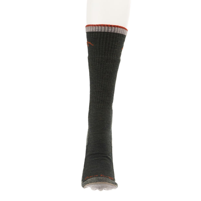 Darn Tough Men's Olive Hiker Boot Midweight Sock