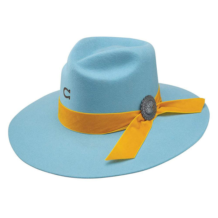 Baby Blue Sundance 3 3/4" Brim Fashion Hat