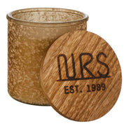 NRS Arrow River Rock Candle In Almond