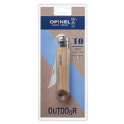 Opinel Blister Pack No 10 Stainless Steel Folding Knife 001255
