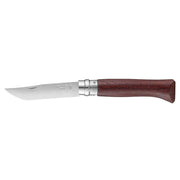 Opniel No 8 Stainless Folding Knife Padouk Mirror Blade 226080