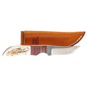 (215) WK-3-V Fixed Blade Red/Black-Elk w/Sheath (78) 215WK-3-V-REDBLACKELK