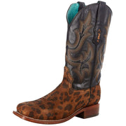Women`s Corral Camel/Black Embroidered Boot