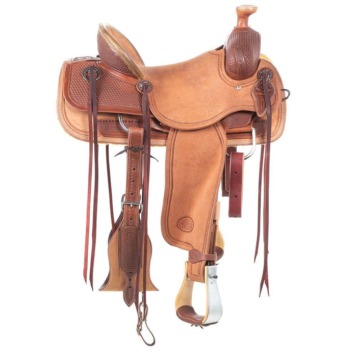 Nrs Competitors Heavy Oil 1/2 Breed Basket Stamp Olin Young Ranch Roper Saddle