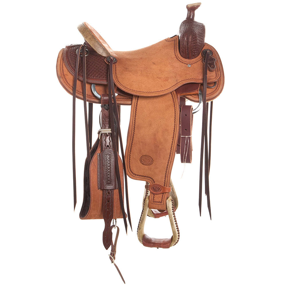Nrs Roping Saddle Nrs Competitor Series Heavy Oil 1/4 Breed Windmill Ranch Roper