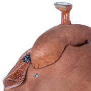 Nrs Competitors Natural Full Rough Out Team Roper Saddle