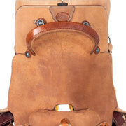 Nrs Competitors Natural Full Rough Out Team Roper Saddle