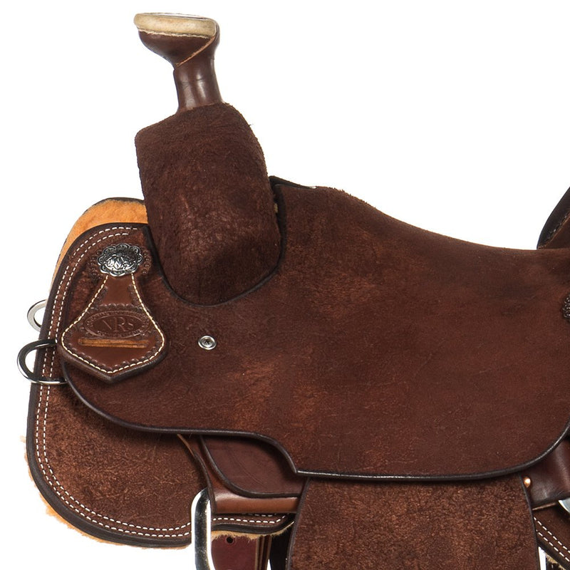 Nrs Competitors Chocolate Roughout Pencil Roll Team Roping Saddle