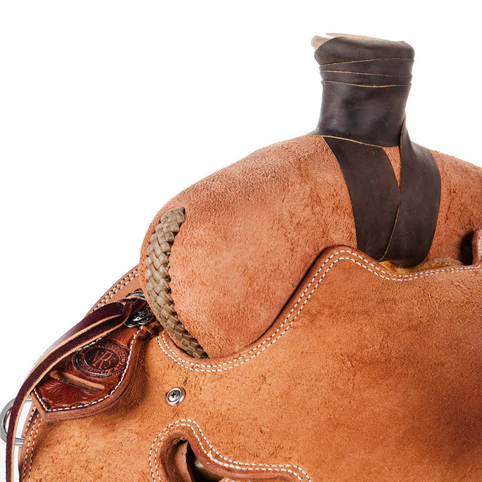 Nrs Competitors Heavy Oil Rough Out Rawhide Lacing Strip Down Ranch Saddle
