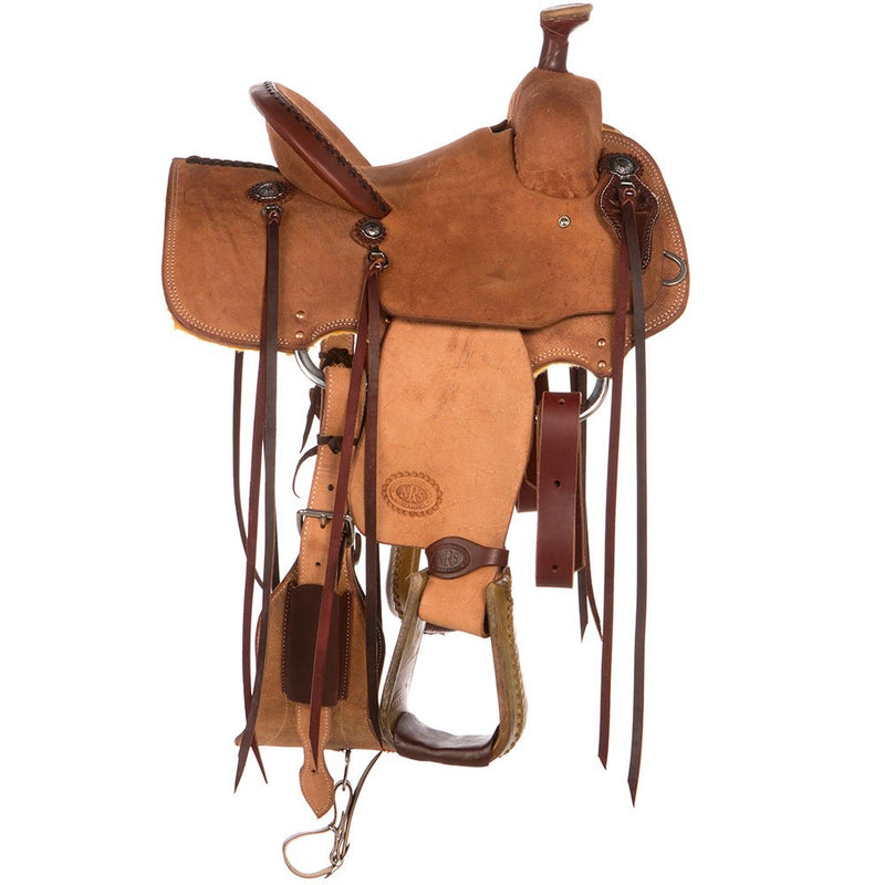 Nrs Competitors Heavy Oil Roughout Youth Team Roping Saddle