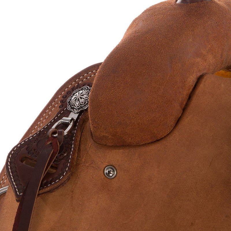 Nrs Roping Saddle Nrs Competitors Heavy Oil Roughout Youth Team Roping Saddle — NRS