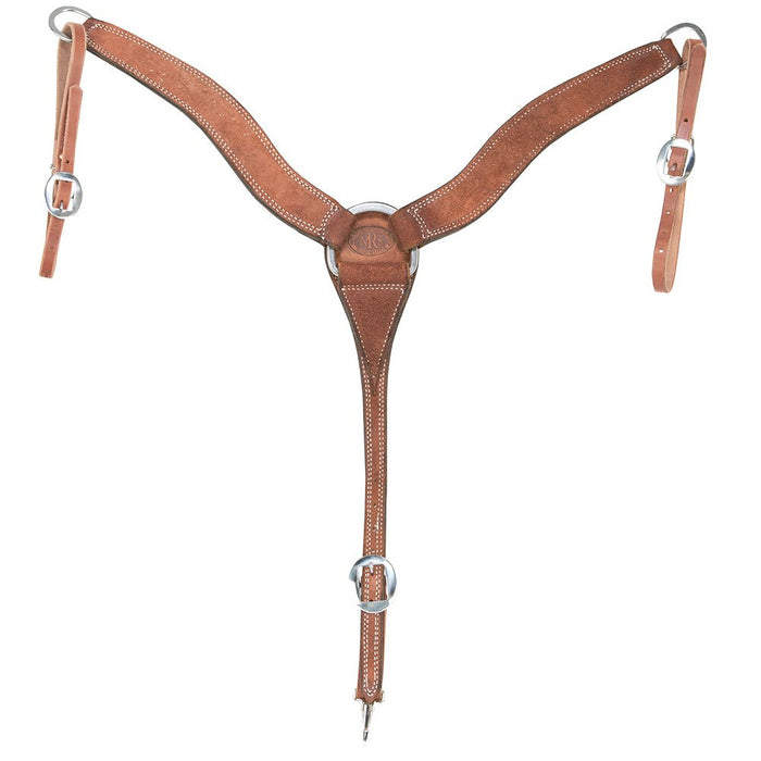 Nrs Competitors Chocolate Roughout 2 Inch Contoured Breast Collar