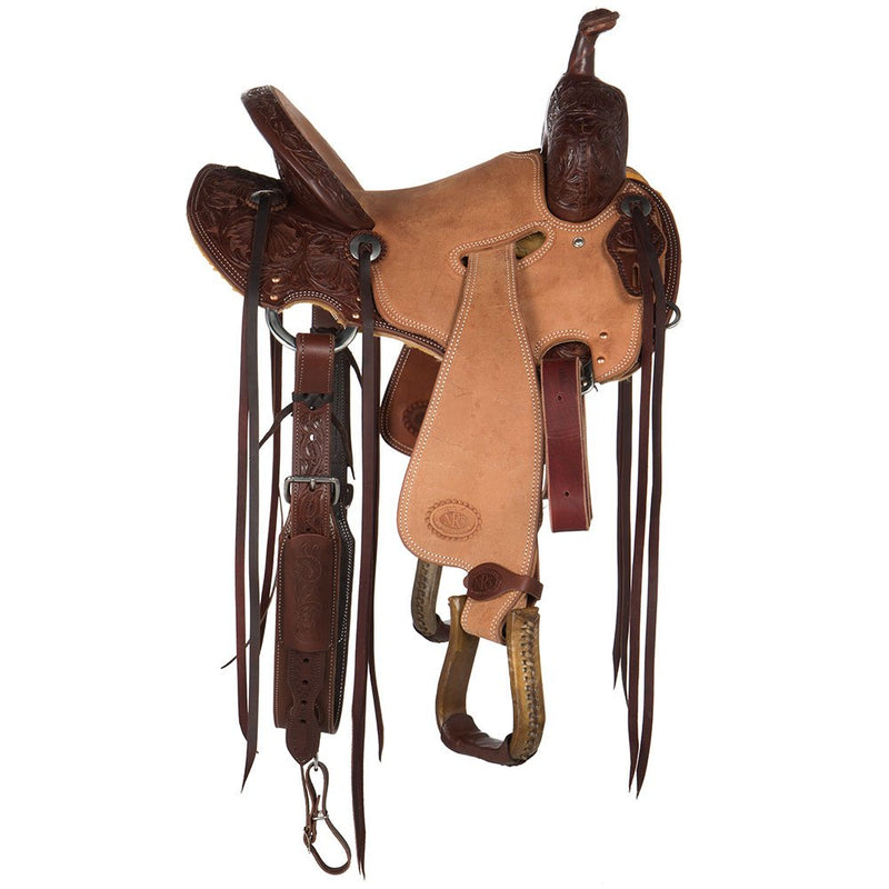 Nrs Competitors Poinsettia Heavy Oil Strip Down Barrel Saddle
