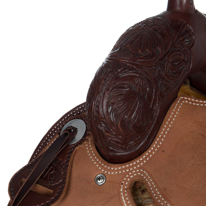 Nrs Competitors Poinsettia Heavy Oil Strip Down Barrel Saddle