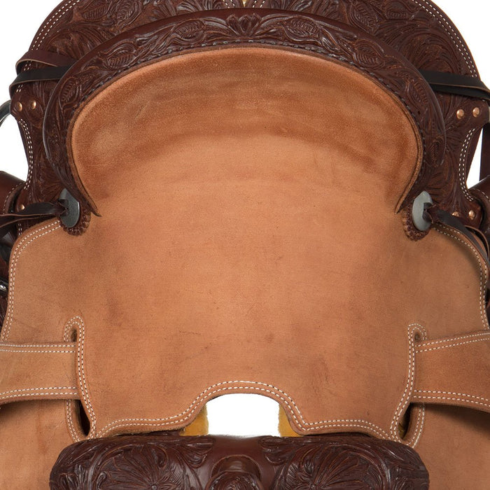 Nrs Competitors Poinsettia Heavy Oil Strip Down Barrel Saddle