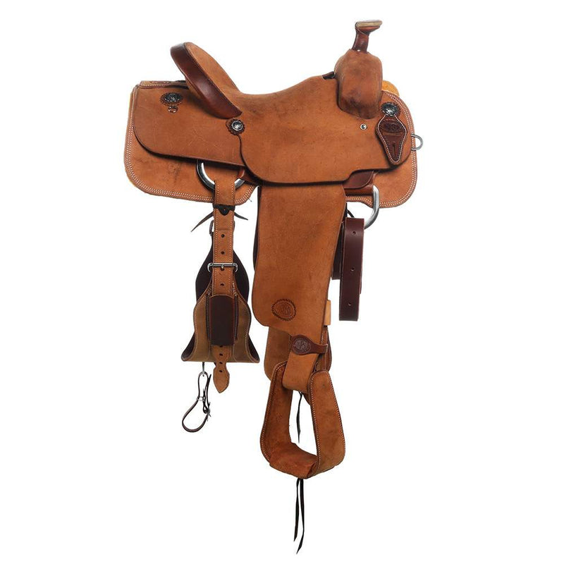 Nrs Competitors Heavy Oil Roughout Team Roping Saddle