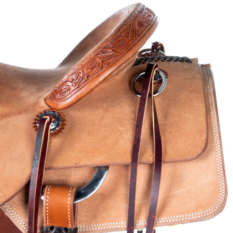 Nrs Competitors 1/8 Breed Poinsettia Will James Ranch Roper Saddle