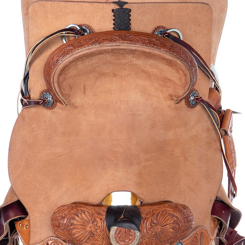 Nrs Competitors 1/8 Breed Poinsettia Will James Ranch Roper Saddle