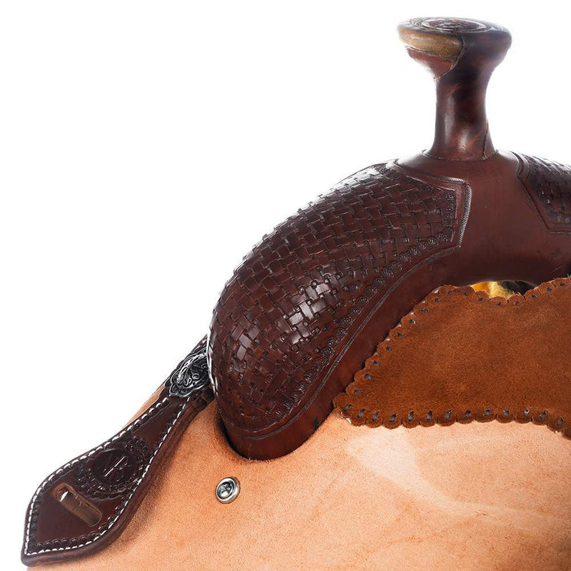 Nrs Competitors Heavy Oil 1/2 Breed Tapete Grande All Around Youth Saddle