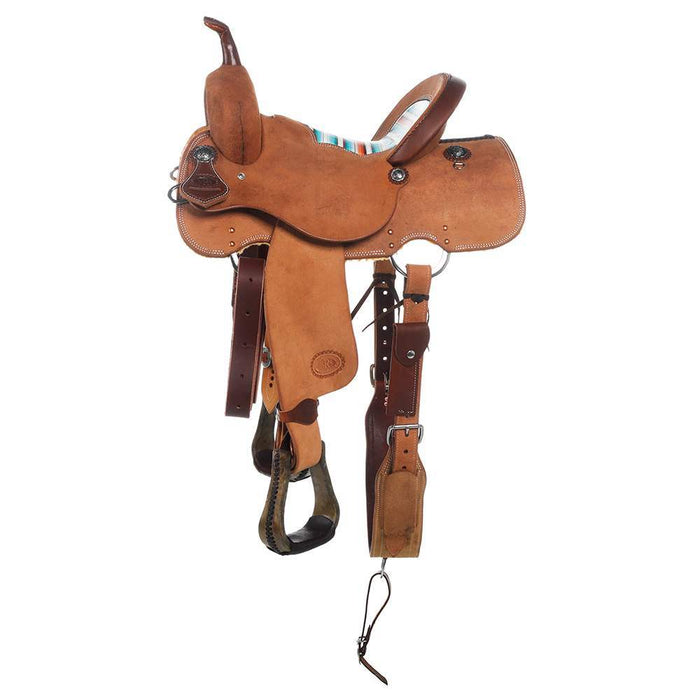 Nrs Competitors Heavy Oil Roughout Serape Seat Barrel Saddle
