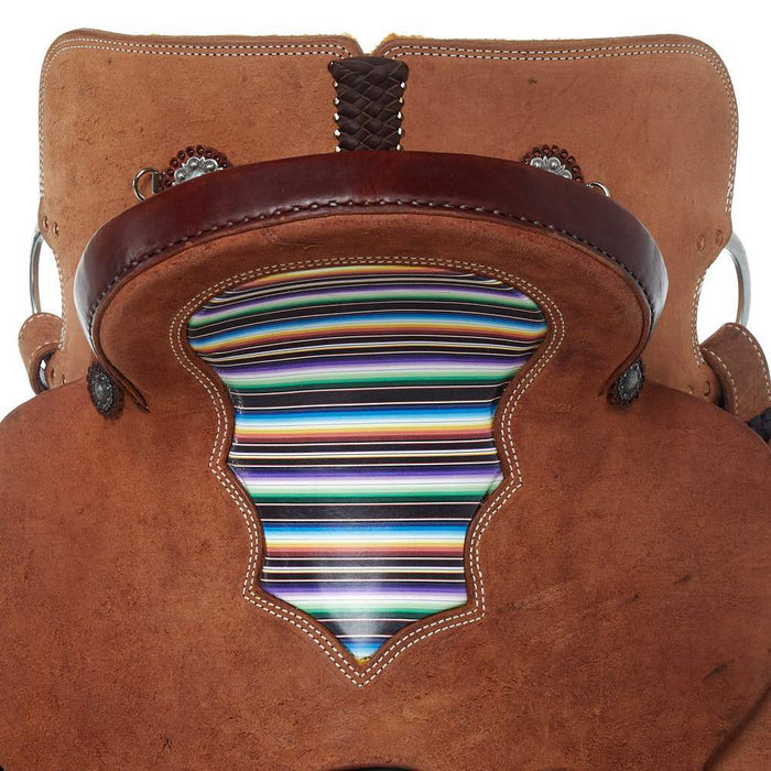 Nrs Competitors Heavy Oil Roughout Serape Seat Barrel Saddle