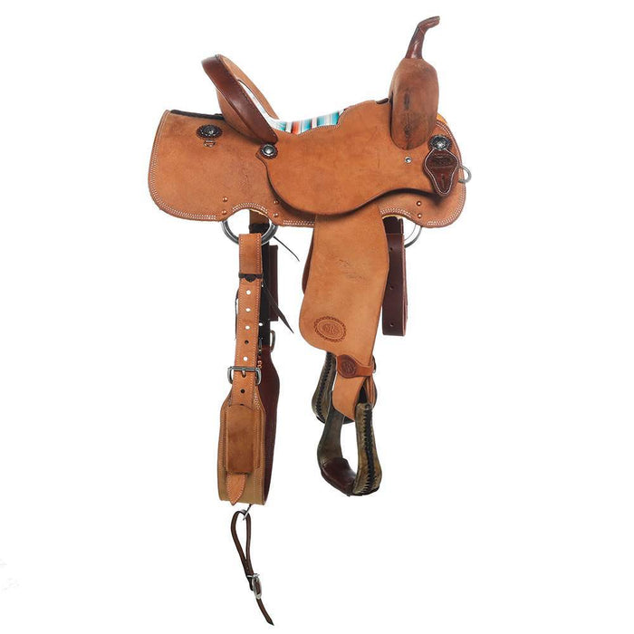 Nrs Competitors Heavy Oil Roughout Serape Seat Barrel Saddle